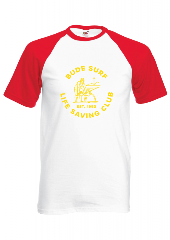 Bude SLSC Short Sleeve Baseball Tee
