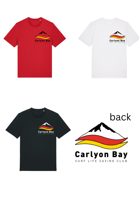 Carlyon Bay SLSC organic adult tee