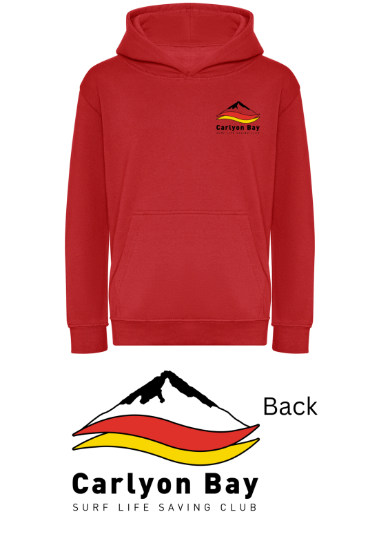Carlyon Bay SLSC Organic Youth Hoodie